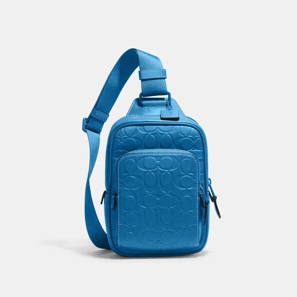 Coach Blue Men's Backpack - Picture 1 of 8